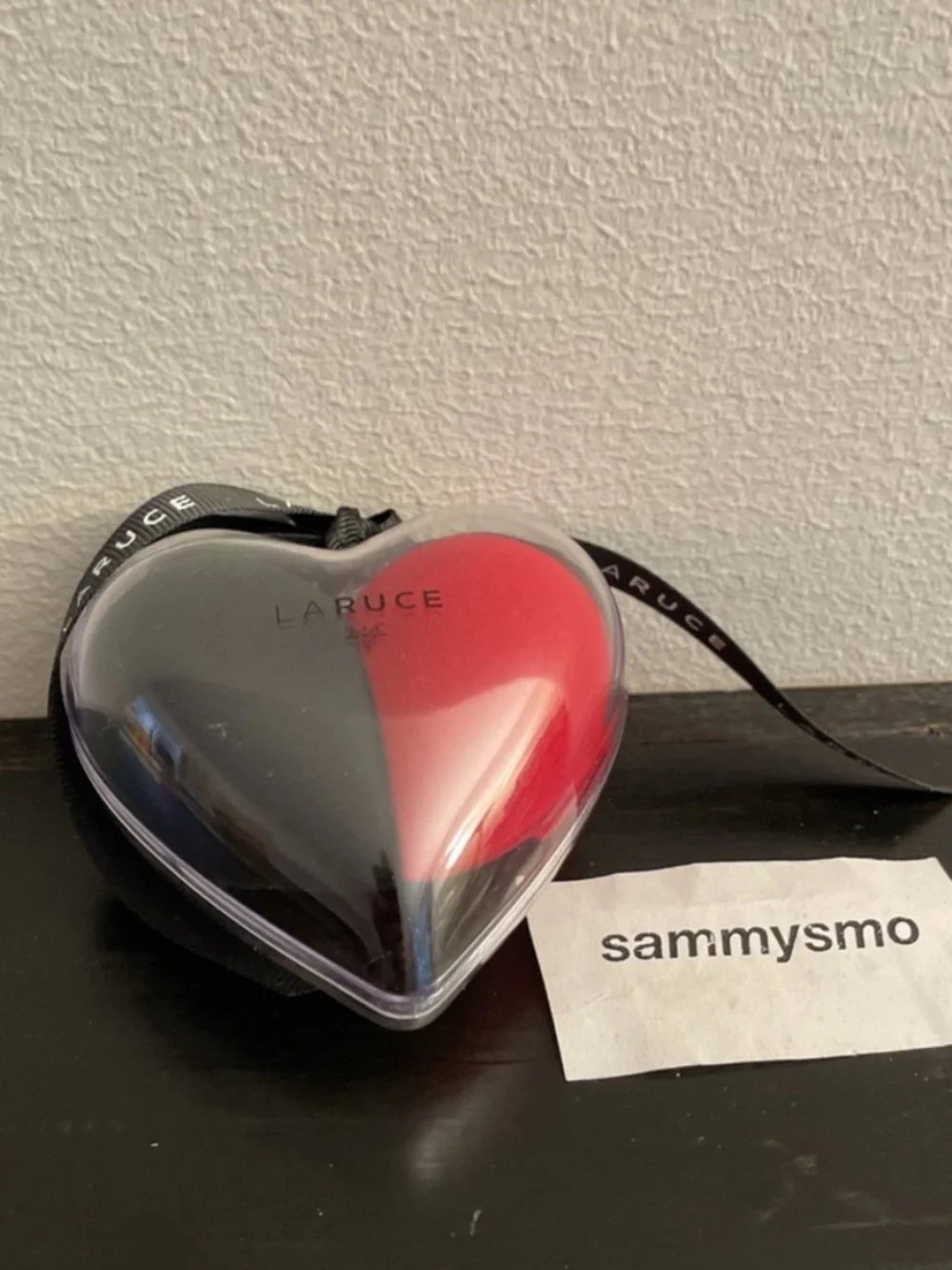 LARUCE BEAUTY Duo Sponge Set With Heart Case